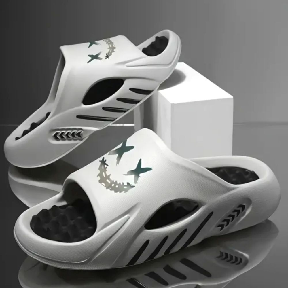 Stylish Men's Thick Sole slippers Sz 10/11